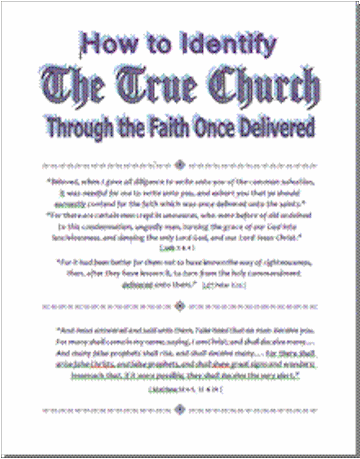 Identify True Church